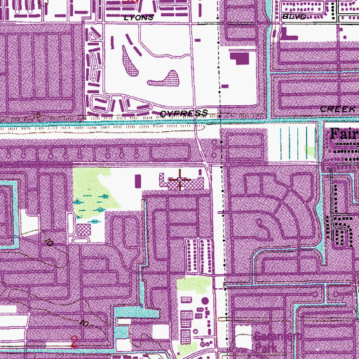 Topographic Map of Presidential Plaza, FL