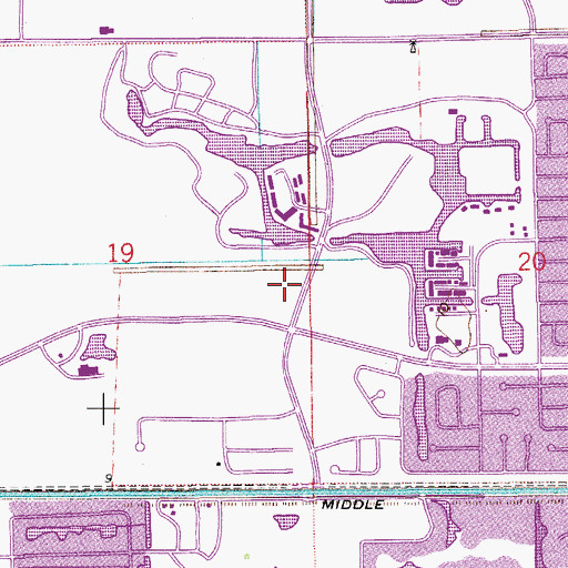 Topographic Map of Welleby Plaza, FL