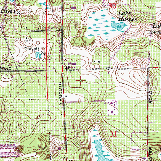 Topographic Map of Orange North Plaza, FL