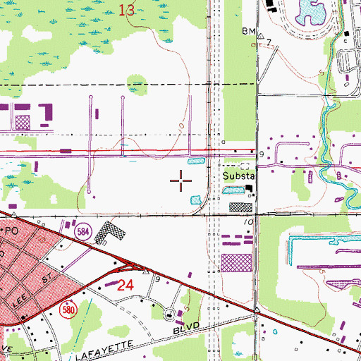 Topographic Map of Forest Lakes Plaza, FL