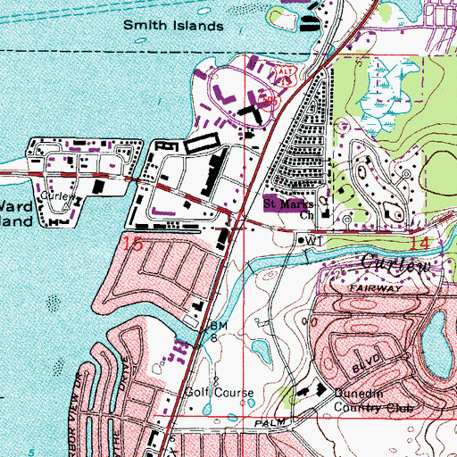Topographic Map of Causeway Plaza, FL