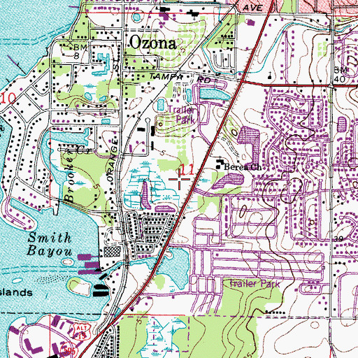 Topographic Map of Discovery Plaza, FL