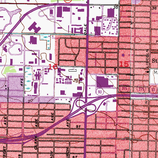 Topographic Map of Carriage Trade Plaza, FL