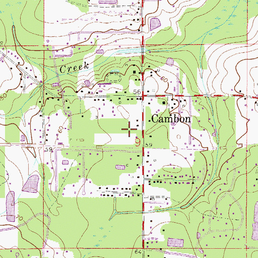 Topographic Map of Normandy Mall, FL