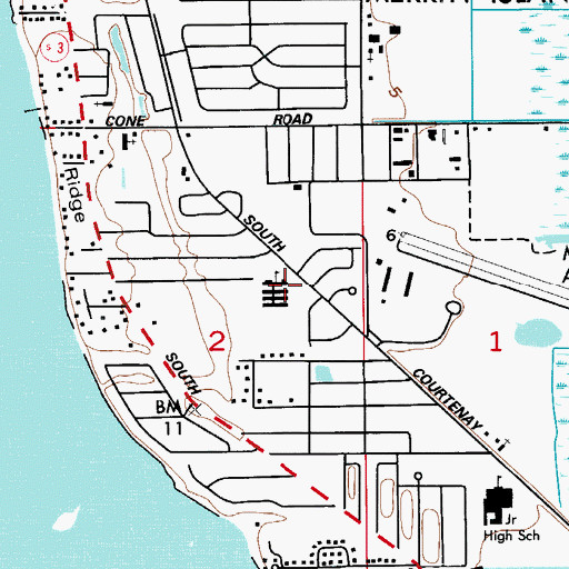 Topographic Map of Tropical Elementary School, FL