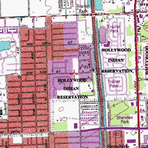 Topographic Map of The Quest, FL