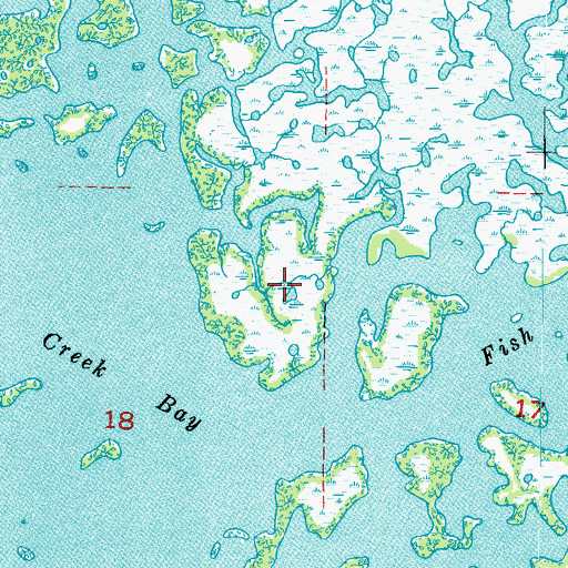 Topographic Map of The Suncoast Keys, FL
