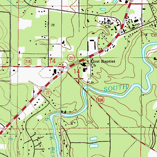 Topographic Map of Jack L Wilkinson School, FL