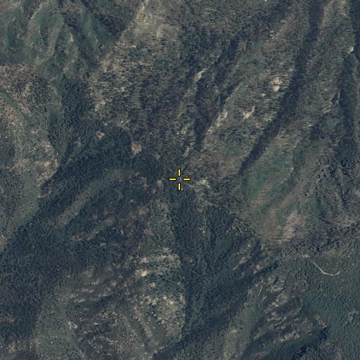 Aerial/Satellite Image of Clark Peak, AZ