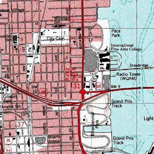 Topographic Map of Educational Alternative Program, FL