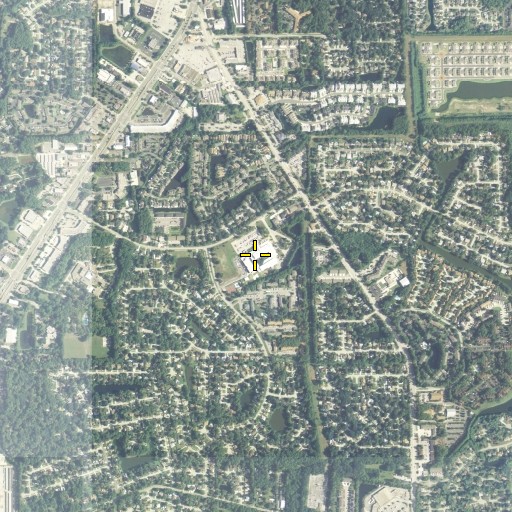 Aerial/Satellite Image of Crown Point Elementary School, FL