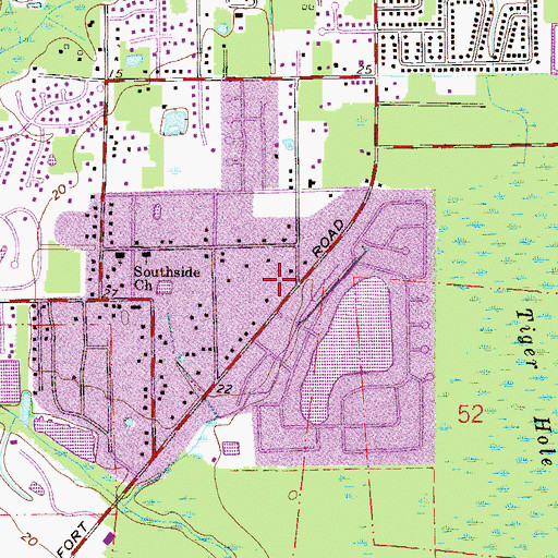 Topographic Map of Adolescent Residential Treatment, FL