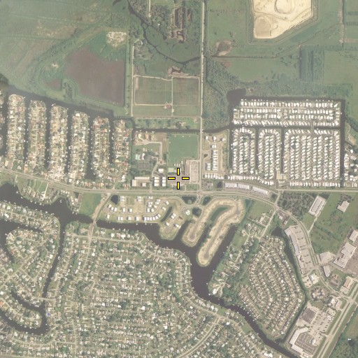 Aerial/Satellite Image of Apollo Beach Elementary School, FL