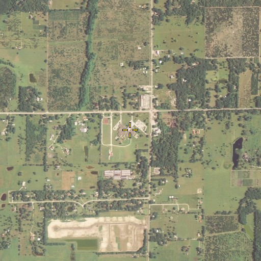Aerial/Satellite Image of Pinecrest Elementary School, FL