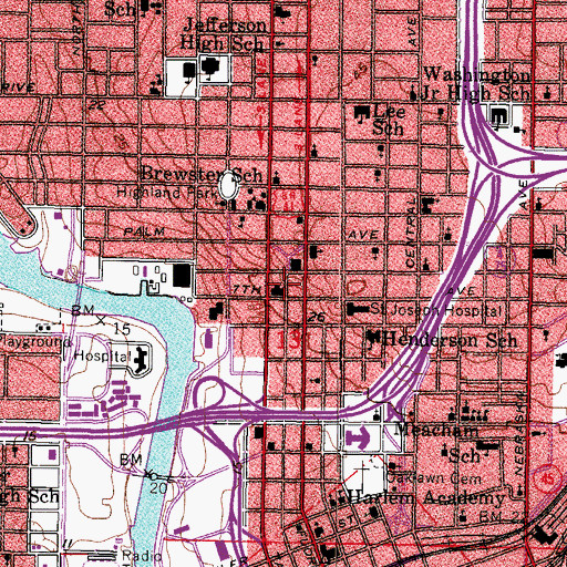 Topographic Map of Learning Center, FL