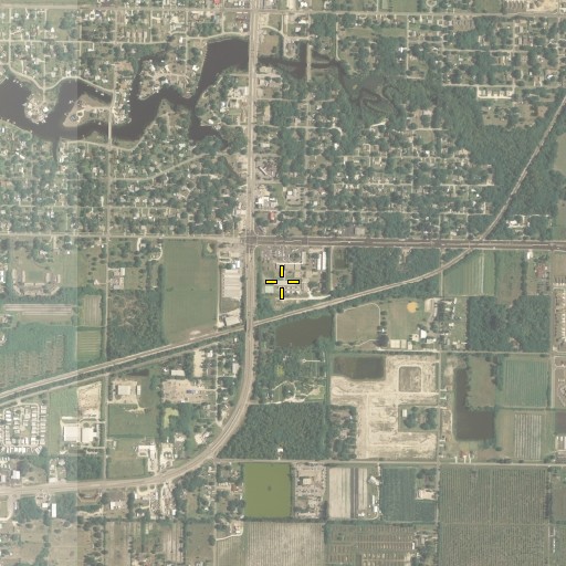 Aerial/Satellite Image of Ruskin Elementary School, FL