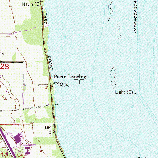 Topographic Map of Brevard Community College, FL