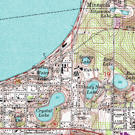 Topographic Map of Cypress Ridge Elementary School, FL