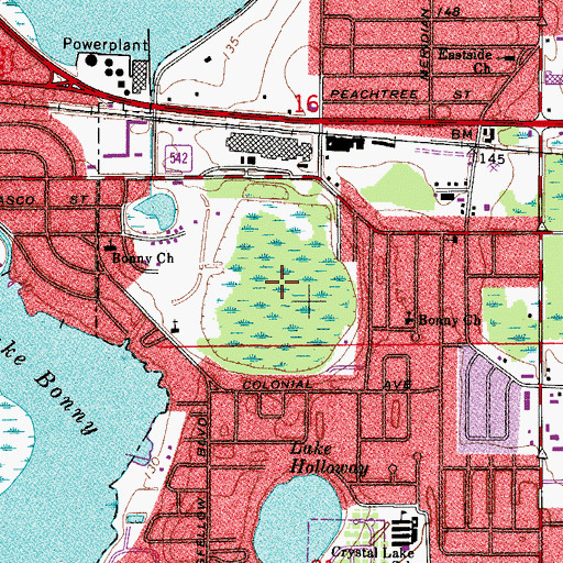 Topographic Map of Sarden Lake, FL
