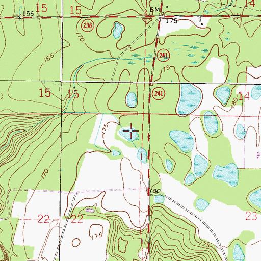 Topographic Map of Sweet Water Lake, FL