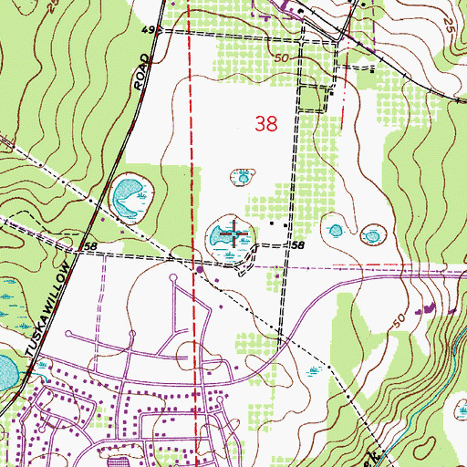 Topographic Map of Lake Maria, FL