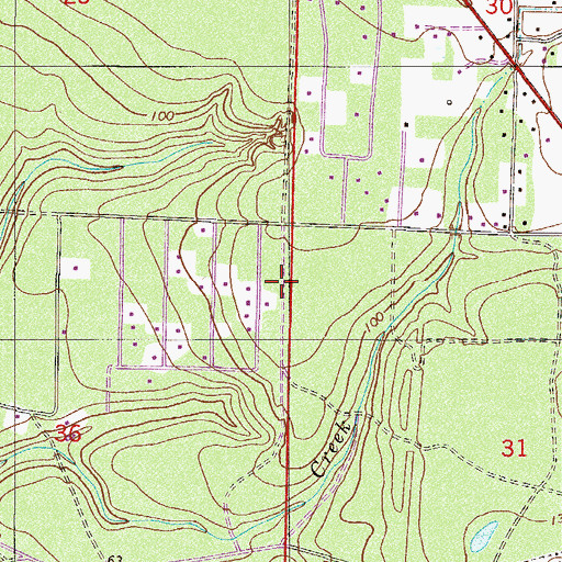 Topographic Map of Pensacola Community College, Learning Resource Center, FL