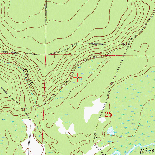 Topographic Map of Carr Lake, FL