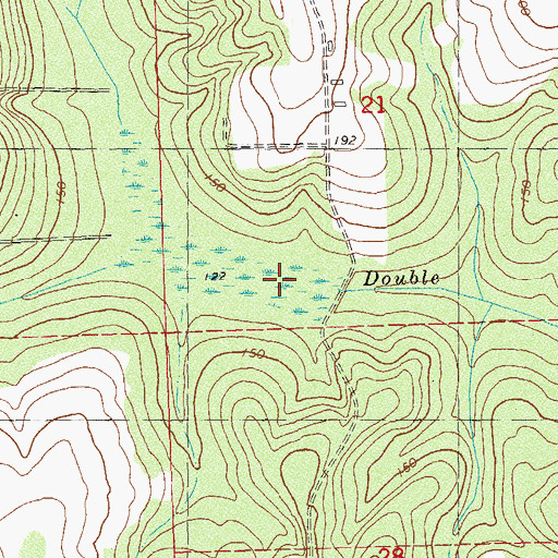 Topographic Map of Mary G Munroe Pond, FL
