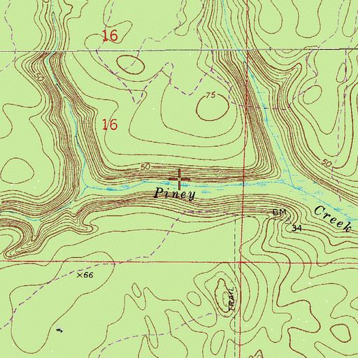 Topographic Map of Foster Burgess Pond, FL