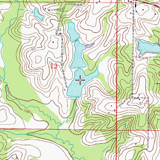Topographic Map of S D Ingram Pond Two, FL