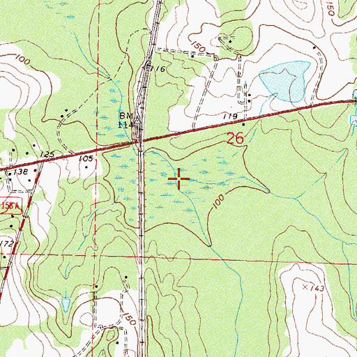 Topographic Map of Wilson Shepherd Pond, FL