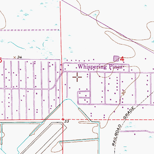 Topographic Map of North Elementary School, FL