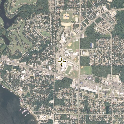 Aerial/Satellite Image of Niceville High School, FL