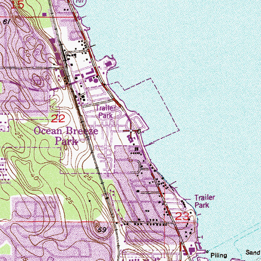 Topographic Map of Environmental Studies Center, FL