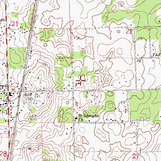 Topographic Map of Sparr Elementary School, FL
