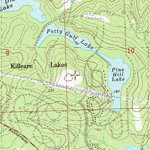 Topographic Map of Killearn Lakes Elementary School, FL