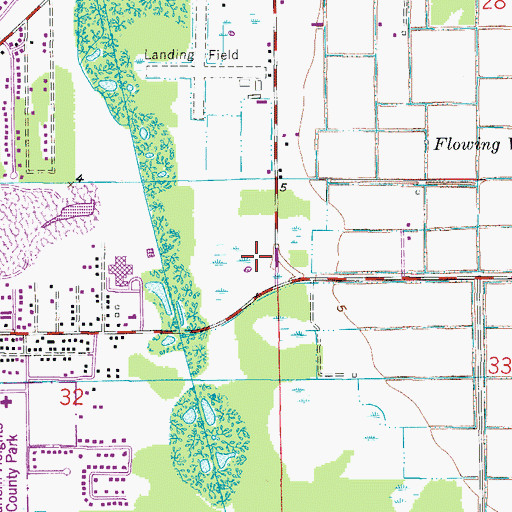Topographic Map of Heights Elementary School, FL