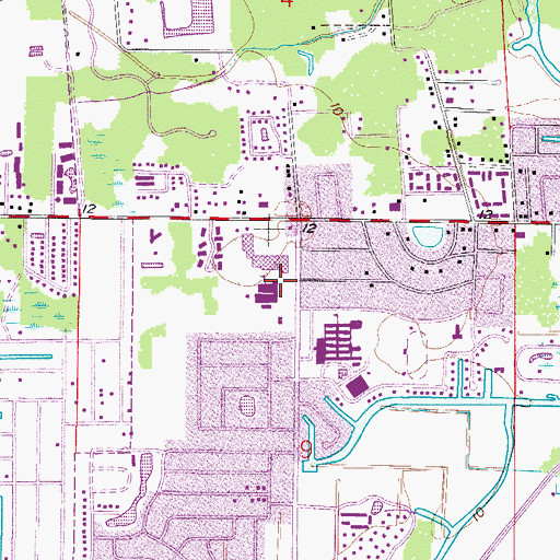 Topographic Map of Tropic Isles Elementary School, FL