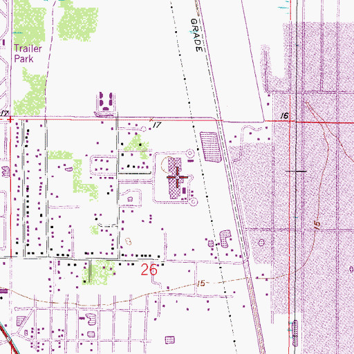 Topographic Map of North Fort Myers Academy for the Arts, FL