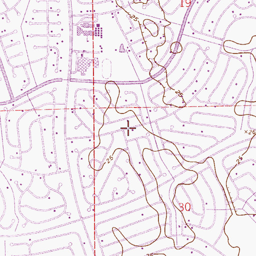 Topographic Map of Lake Rayonier Two, FL