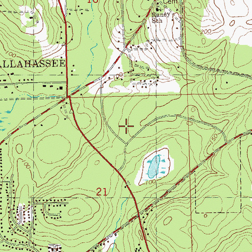 Topographic Map of Capital Regional Medical Center, FL