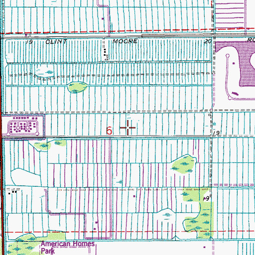 Topographic Map of Whispering Pines Elementary School, FL