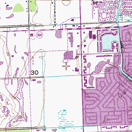 Topographic Map of Congress Community Middle School, FL