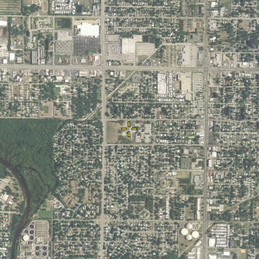 Aerial/Satellite Image of Pinellas Park Middle School, FL