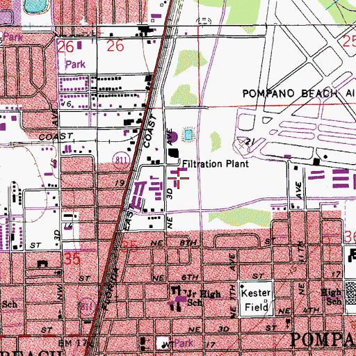 Topographic Map of Grace Brethren Church, FL