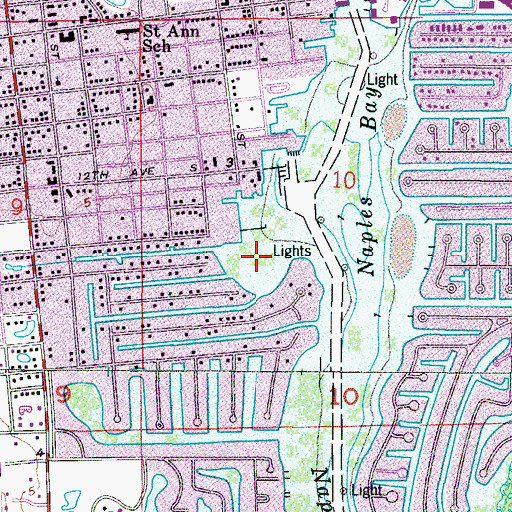 Topographic Map of Crayton Cove, FL