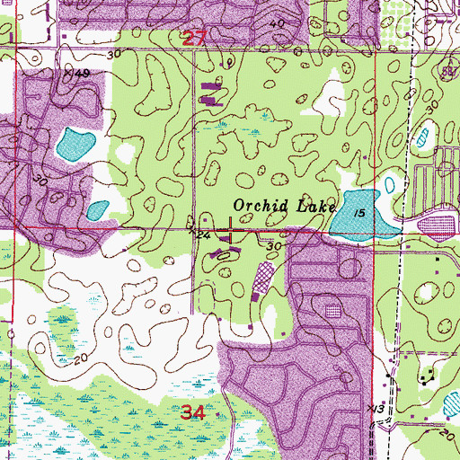 Topographic Map of Calusa Elementary School, FL