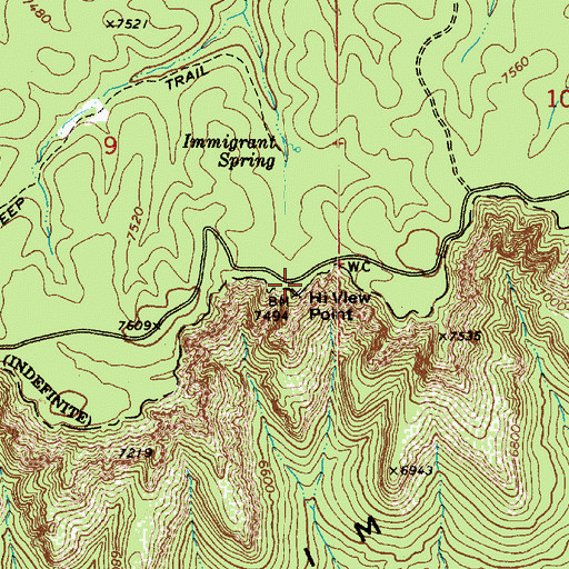 Topographic Map of Hi View Point, AZ