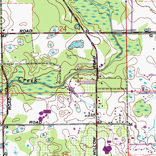 Topographic Map of First Assembly of God, FL