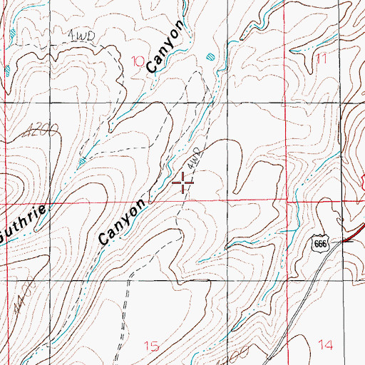 Topographic Map of Clay Tank, AZ
